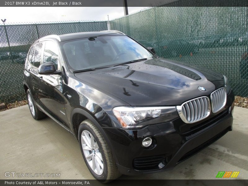 Jet Black / Black 2017 BMW X3 xDrive28i
