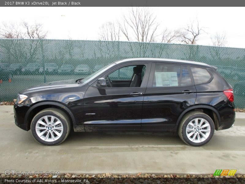 Jet Black / Black 2017 BMW X3 xDrive28i