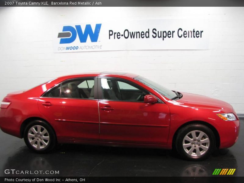 Barcelona Red Metallic / Ash 2007 Toyota Camry XLE