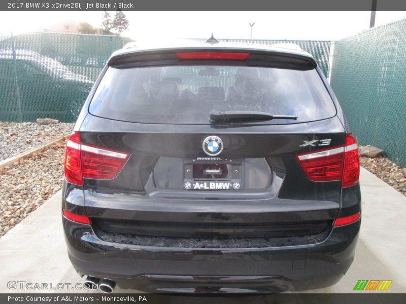 Jet Black / Black 2017 BMW X3 xDrive28i