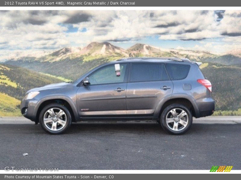 Magnetic Gray Metallic / Dark Charcoal 2012 Toyota RAV4 V6 Sport 4WD