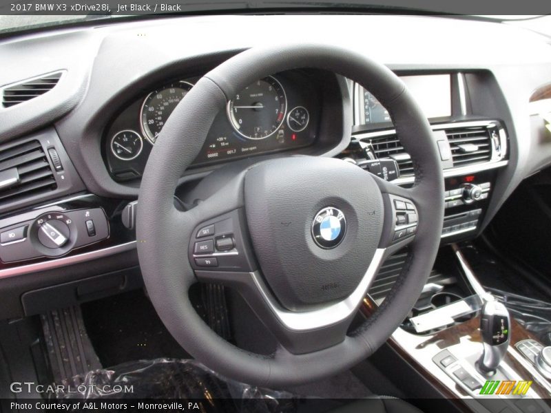 Jet Black / Black 2017 BMW X3 xDrive28i