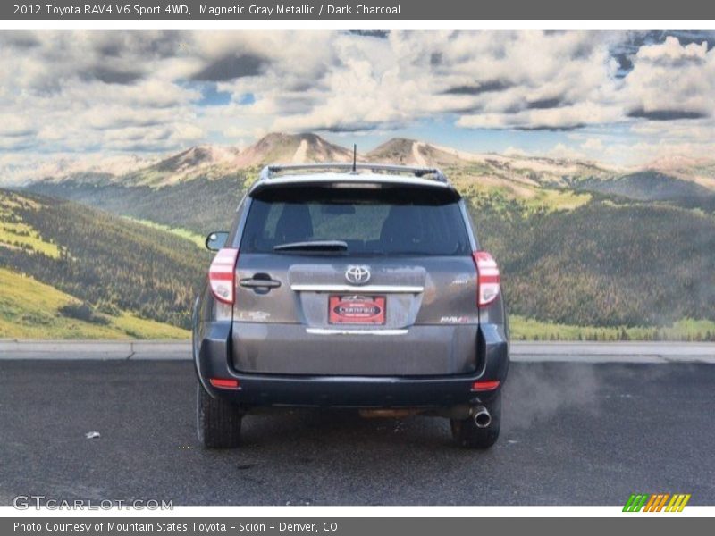 Magnetic Gray Metallic / Dark Charcoal 2012 Toyota RAV4 V6 Sport 4WD