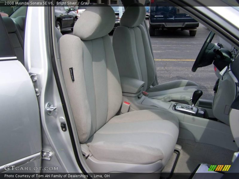 Bright Silver / Gray 2008 Hyundai Sonata SE V6