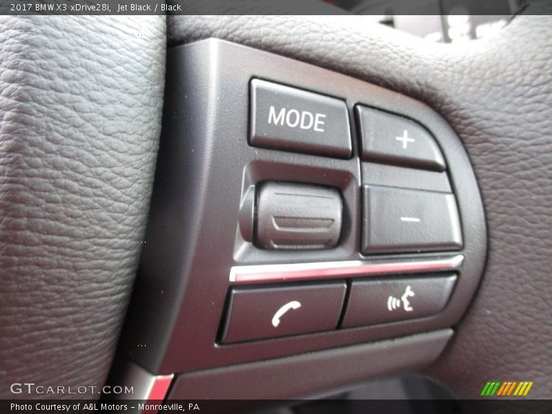Jet Black / Black 2017 BMW X3 xDrive28i
