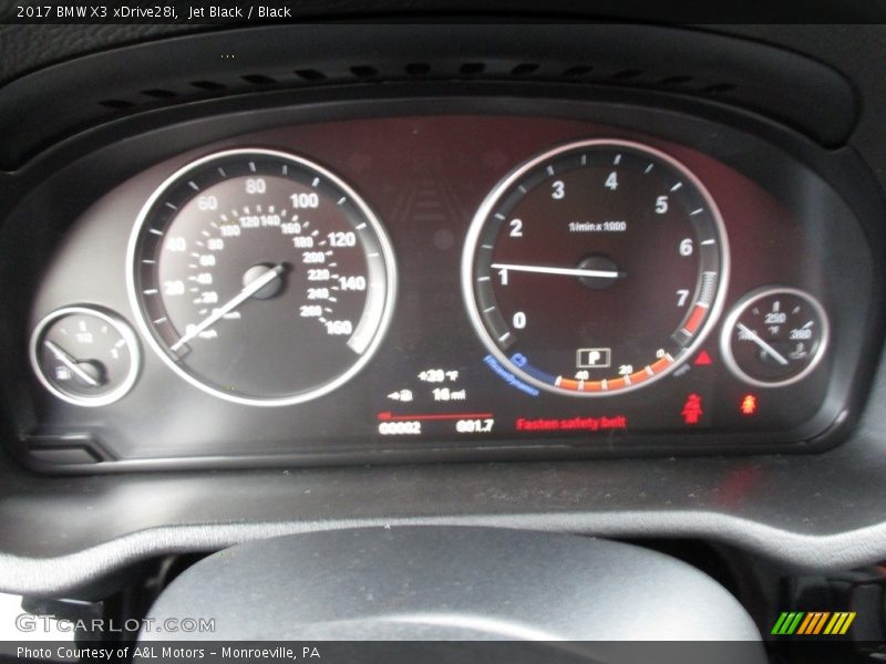 Jet Black / Black 2017 BMW X3 xDrive28i