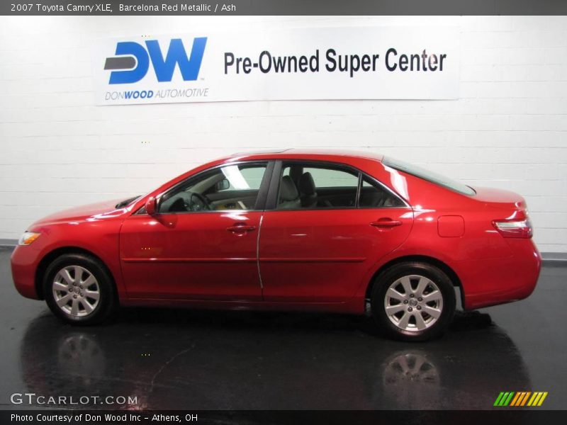 Barcelona Red Metallic / Ash 2007 Toyota Camry XLE