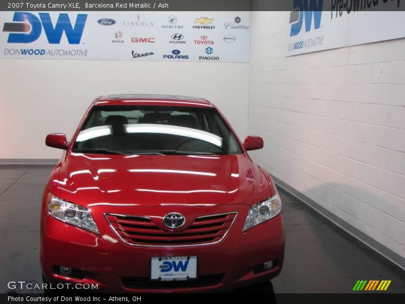 Barcelona Red Metallic / Ash 2007 Toyota Camry XLE