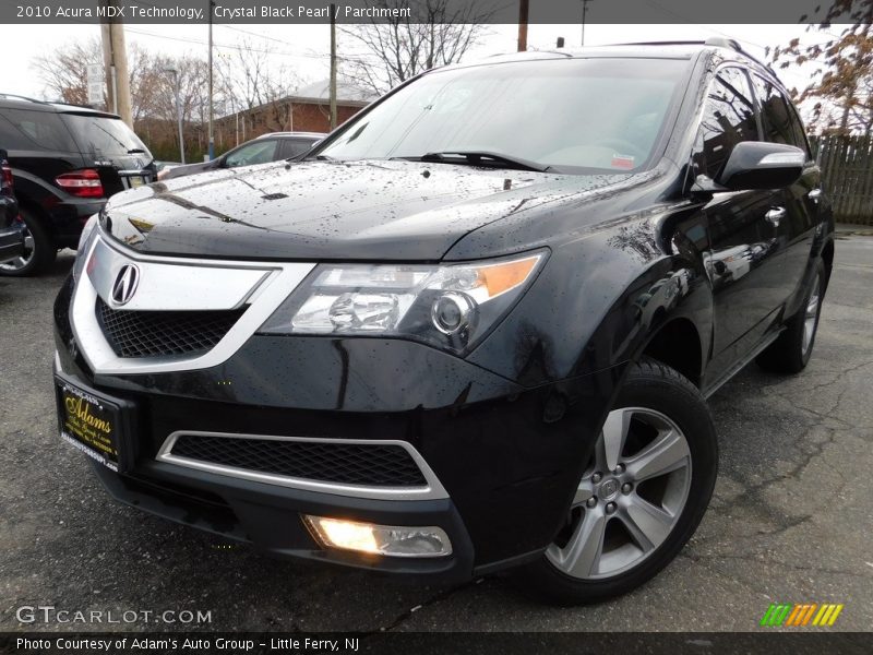 Crystal Black Pearl / Parchment 2010 Acura MDX Technology