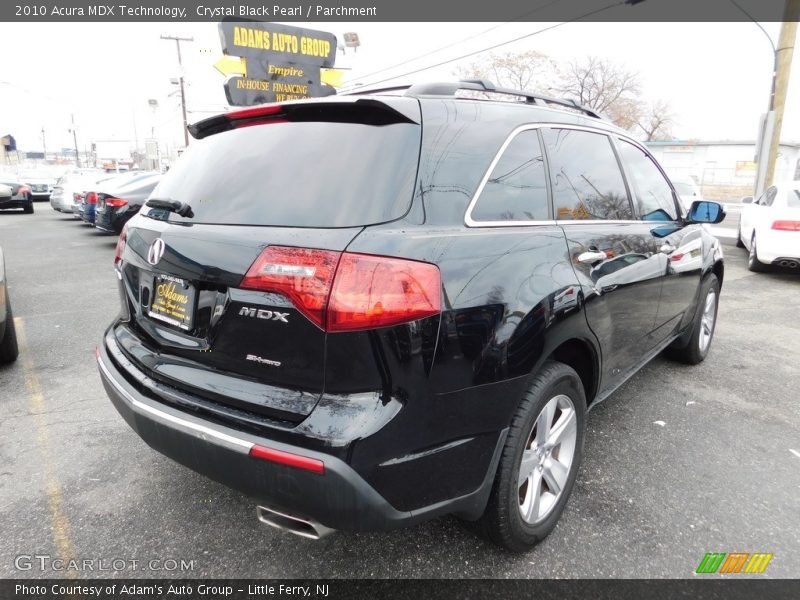 Crystal Black Pearl / Parchment 2010 Acura MDX Technology