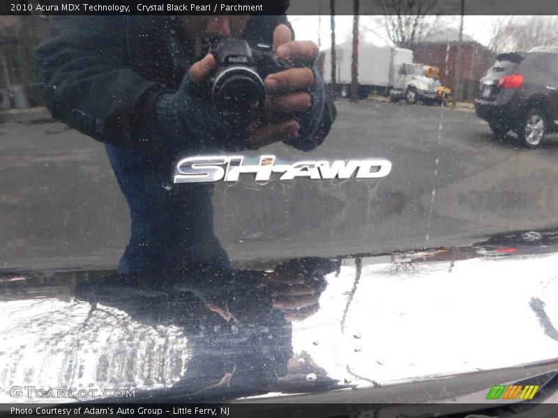 Crystal Black Pearl / Parchment 2010 Acura MDX Technology