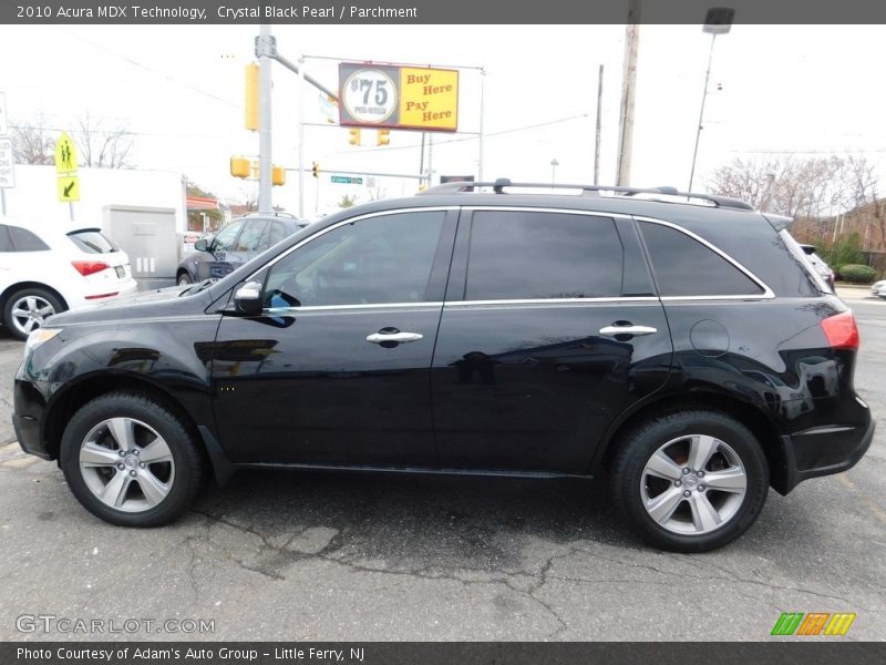 Crystal Black Pearl / Parchment 2010 Acura MDX Technology
