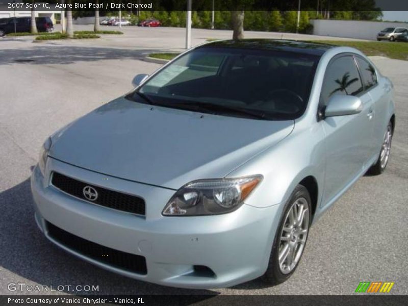 Azure Blue Pearl / Dark Charcoal 2007 Scion tC