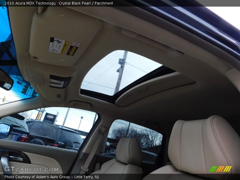 Crystal Black Pearl / Parchment 2010 Acura MDX Technology