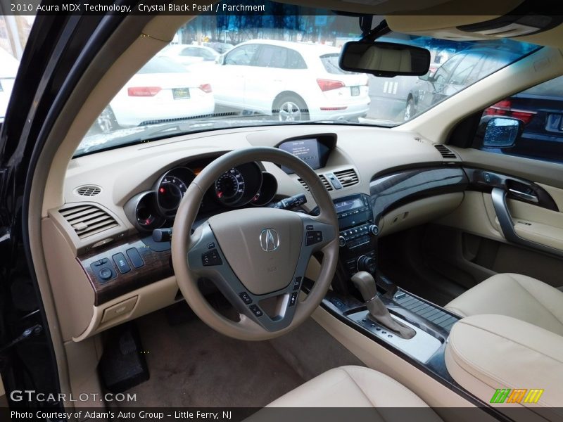 Crystal Black Pearl / Parchment 2010 Acura MDX Technology