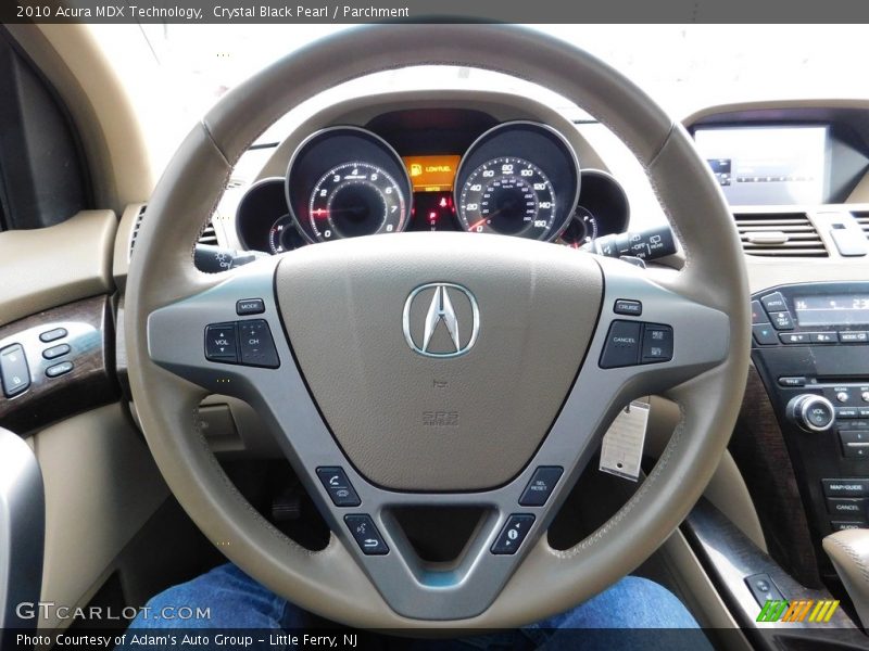 Crystal Black Pearl / Parchment 2010 Acura MDX Technology