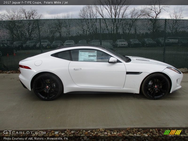 Polaris White / Jet 2017 Jaguar F-TYPE Coupe