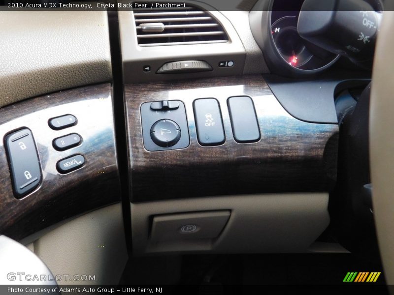 Crystal Black Pearl / Parchment 2010 Acura MDX Technology