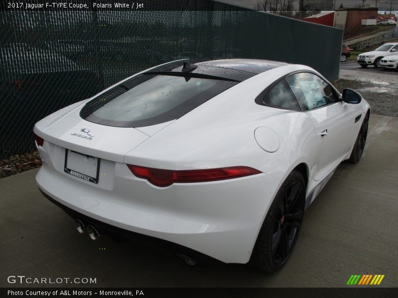 Polaris White / Jet 2017 Jaguar F-TYPE Coupe