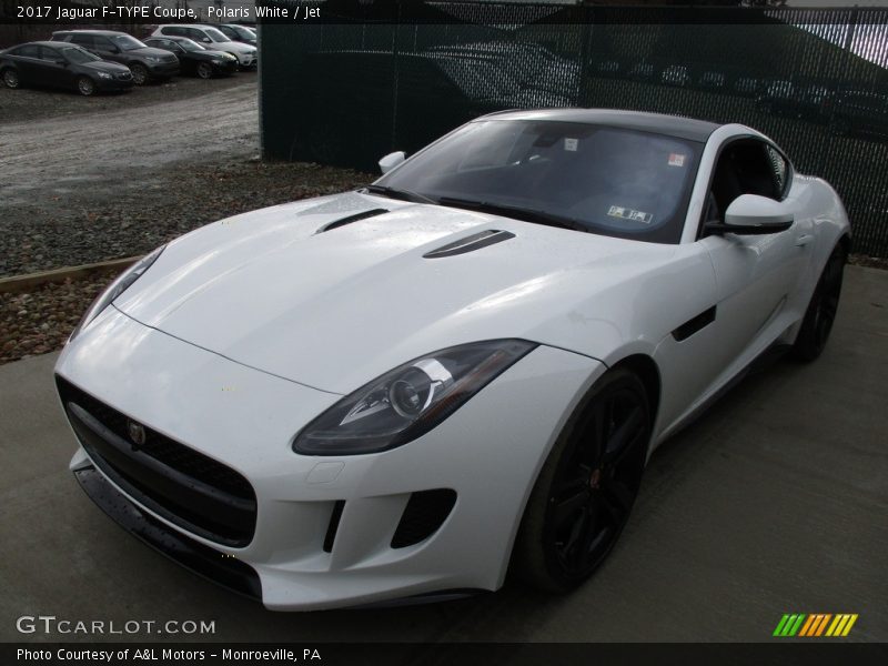 Polaris White / Jet 2017 Jaguar F-TYPE Coupe