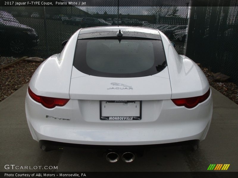 Polaris White / Jet 2017 Jaguar F-TYPE Coupe