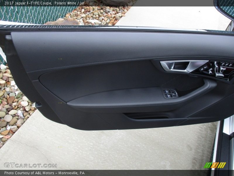 Polaris White / Jet 2017 Jaguar F-TYPE Coupe