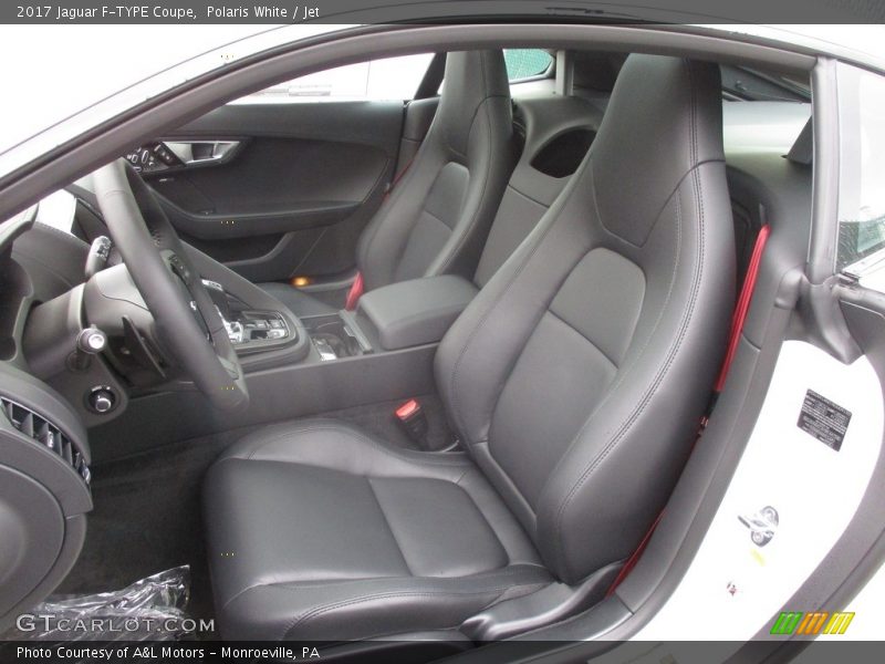Polaris White / Jet 2017 Jaguar F-TYPE Coupe