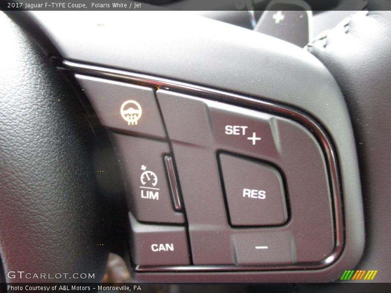 Polaris White / Jet 2017 Jaguar F-TYPE Coupe