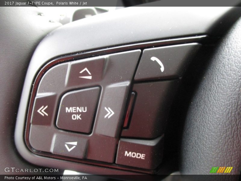 Polaris White / Jet 2017 Jaguar F-TYPE Coupe