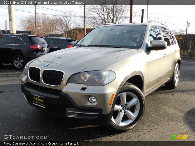 Platinum Bronze Metallic / Tobacco 2008 BMW X5 3.0si