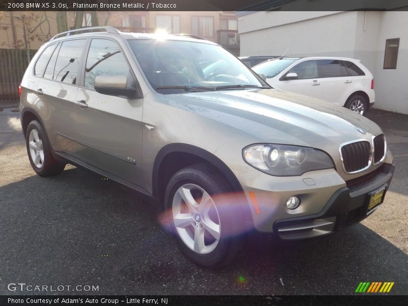Platinum Bronze Metallic / Tobacco 2008 BMW X5 3.0si