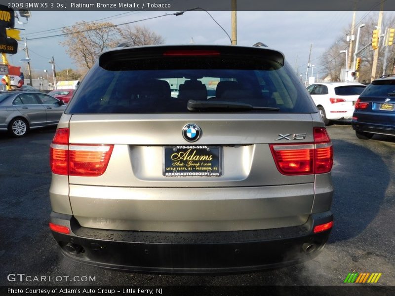Platinum Bronze Metallic / Tobacco 2008 BMW X5 3.0si