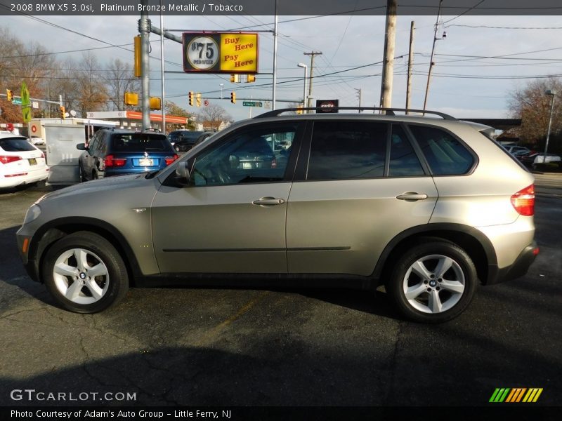 Platinum Bronze Metallic / Tobacco 2008 BMW X5 3.0si