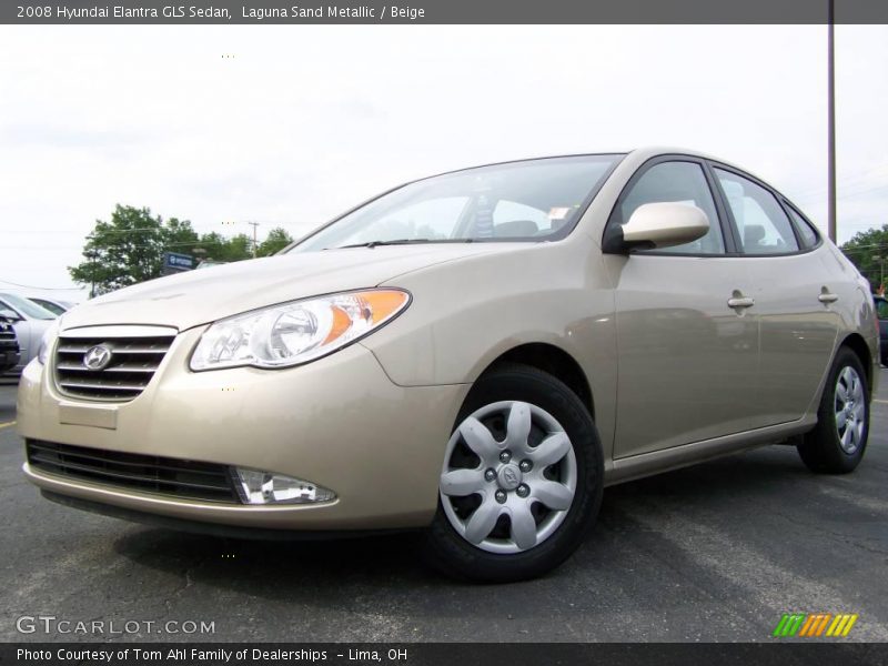 Laguna Sand Metallic / Beige 2008 Hyundai Elantra GLS Sedan