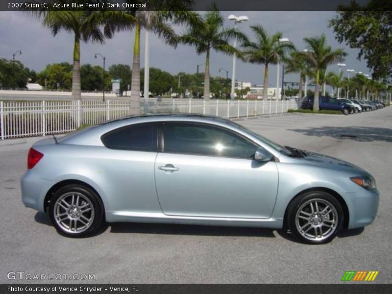 Azure Blue Pearl / Dark Charcoal 2007 Scion tC