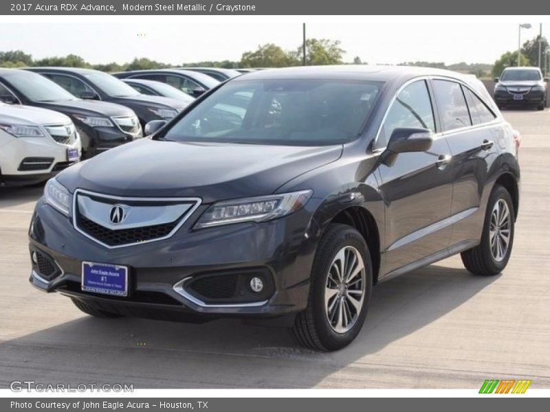 Modern Steel Metallic / Graystone 2017 Acura RDX Advance