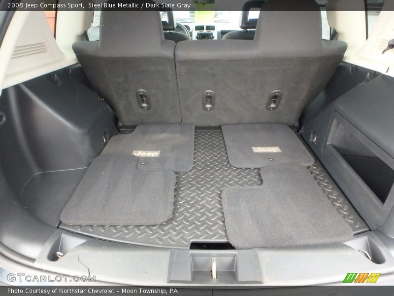 Steel Blue Metallic / Dark Slate Gray 2008 Jeep Compass Sport
