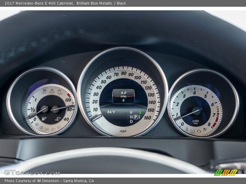  2017 E 400 Cabriolet 400 Cabriolet Gauges