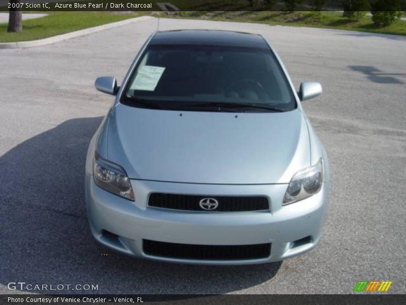 Azure Blue Pearl / Dark Charcoal 2007 Scion tC