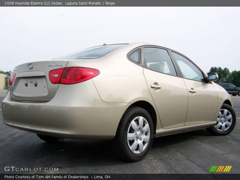 Laguna Sand Metallic / Beige 2008 Hyundai Elantra GLS Sedan