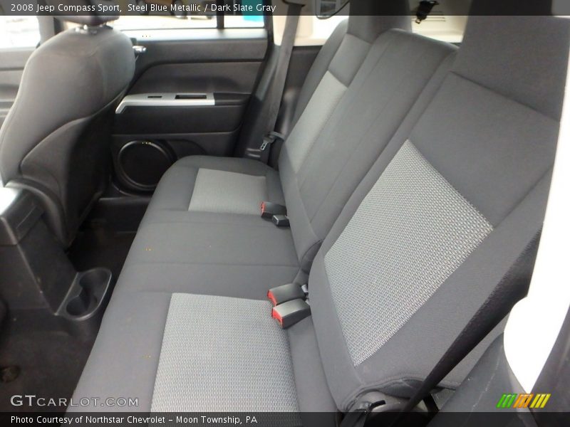 Steel Blue Metallic / Dark Slate Gray 2008 Jeep Compass Sport