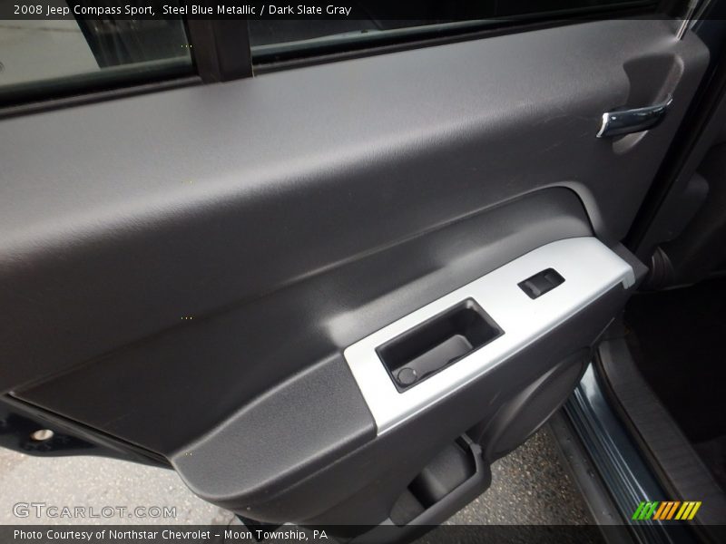 Steel Blue Metallic / Dark Slate Gray 2008 Jeep Compass Sport