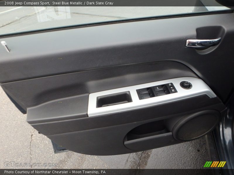 Steel Blue Metallic / Dark Slate Gray 2008 Jeep Compass Sport