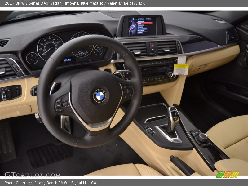  2017 3 Series 340i Sedan Venetian Beige/Black Interior