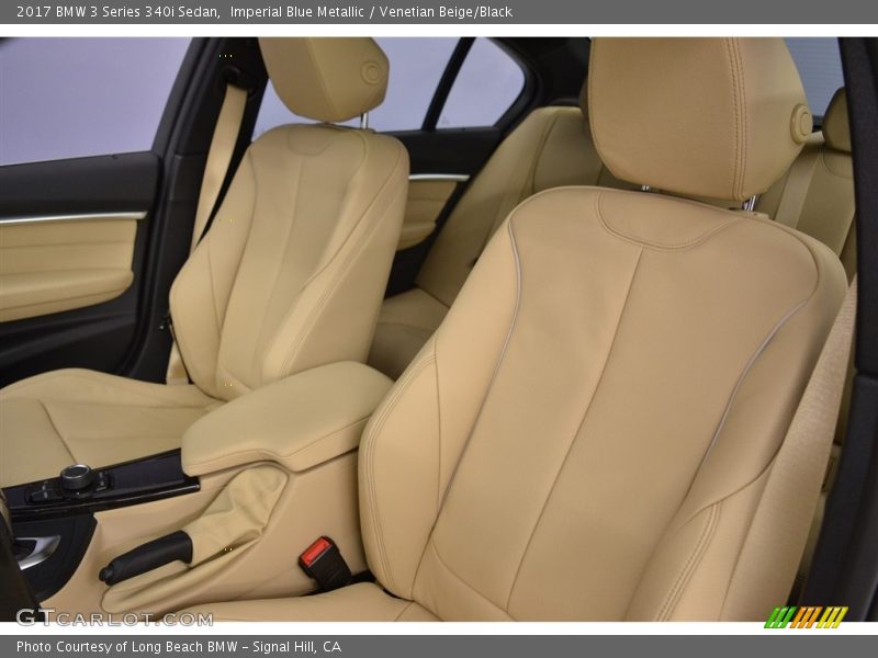 Imperial Blue Metallic / Venetian Beige/Black 2017 BMW 3 Series 340i Sedan