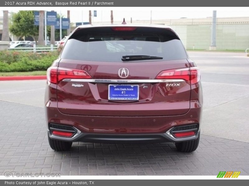 Basque Red Pearl II / Parchment 2017 Acura RDX Advance