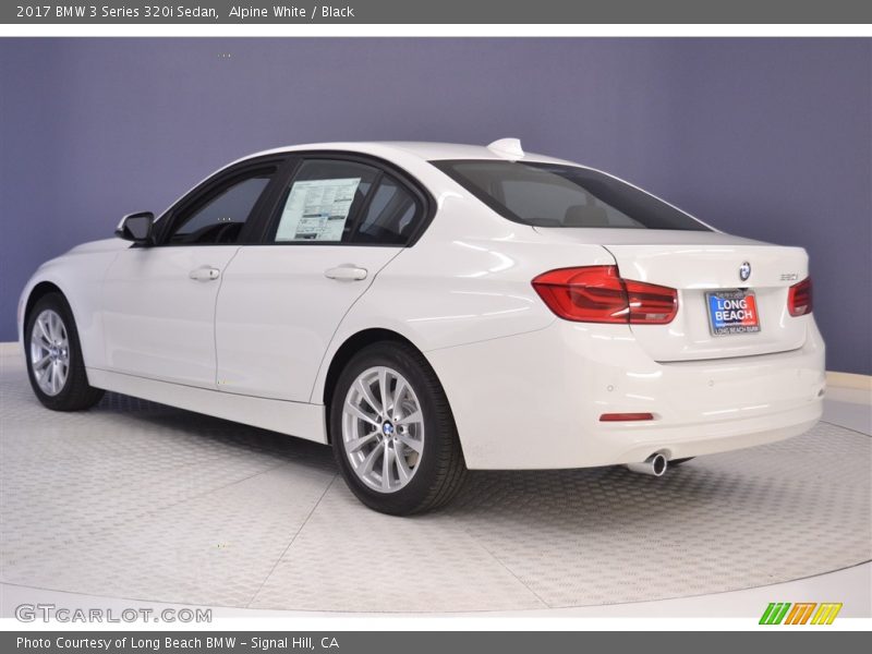 Alpine White / Black 2017 BMW 3 Series 320i Sedan