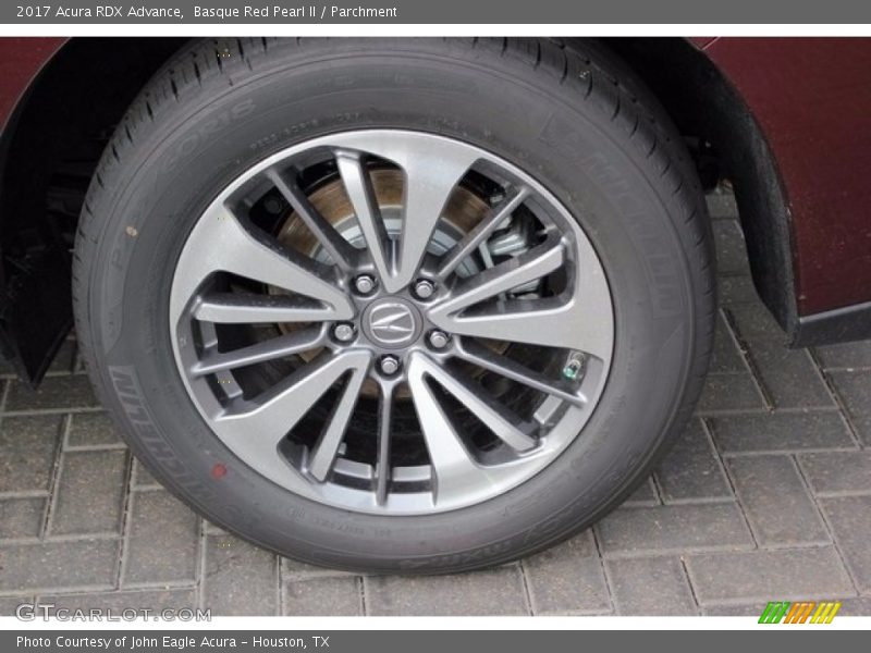 Basque Red Pearl II / Parchment 2017 Acura RDX Advance