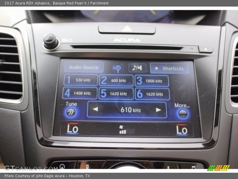 Basque Red Pearl II / Parchment 2017 Acura RDX Advance