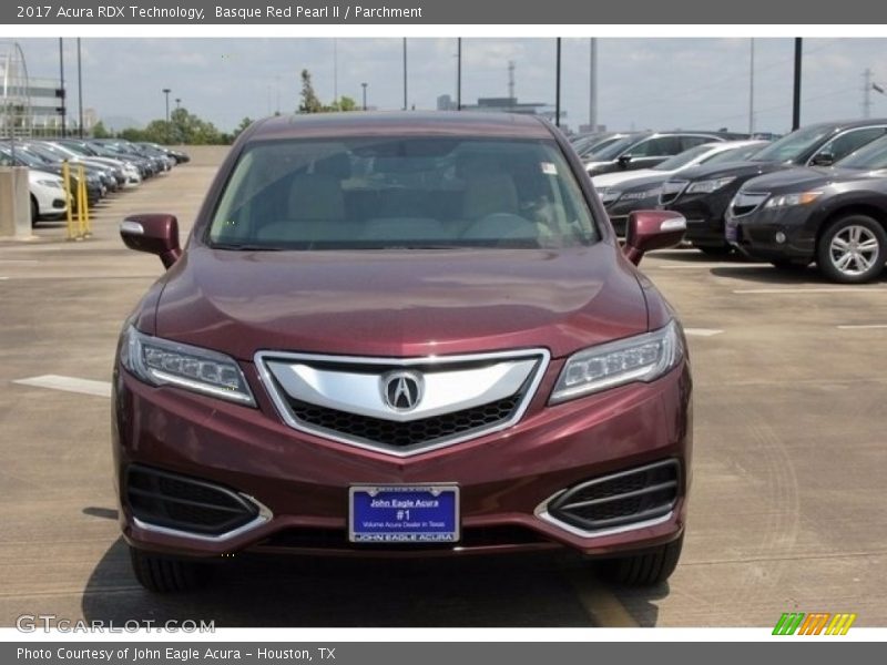 Basque Red Pearl II / Parchment 2017 Acura RDX Technology